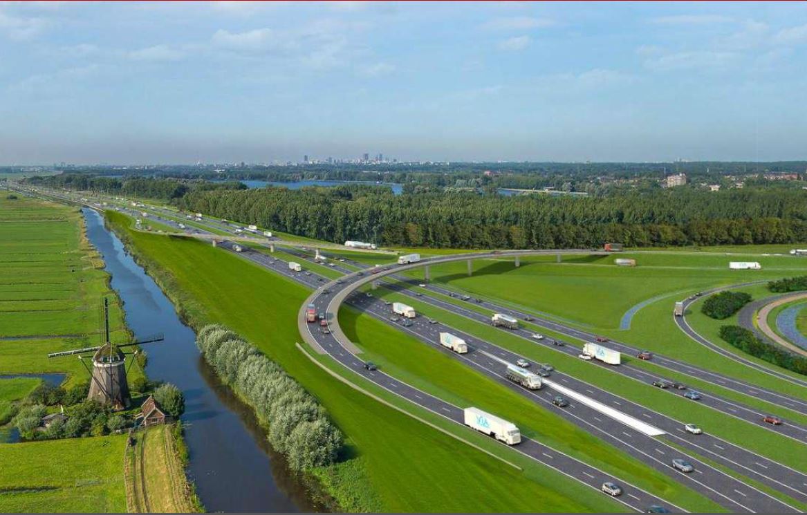 Kwaliteitsteam Rijnlandroute luchtfoto